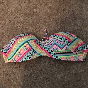 Bandeau bikini top